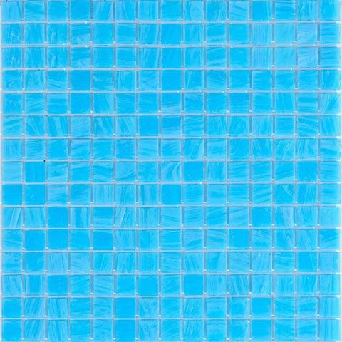 Мозаика Alma Mosaic Stella STM04, цвет бирюзовый, поверхность глянцевая, квадрат, 327x327