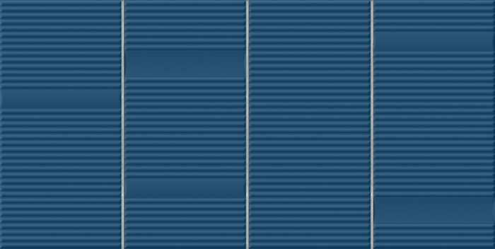 Керамическая плитка Harmony Beat Blue 29902, цвет синий, поверхность матовая, прямоугольник, 200x400