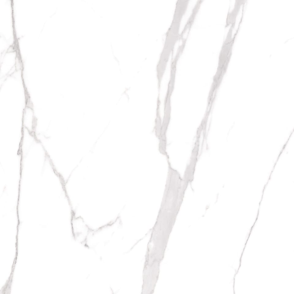 Керамогранит Cerdomus Omnia Statuario Safe 88955, цвет белый серый, поверхность сатинированная, квадрат, 600x600