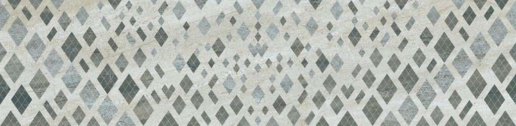 Декоративные элементы Mayolica Decor Chelsea Gris, цвет серый, поверхность глянцевая, прямоугольник, 230x950