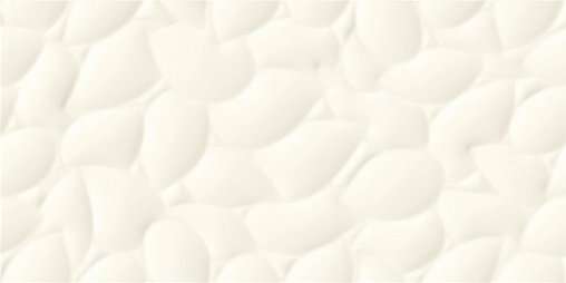 Керамическая плитка Love Tiles Genesis Leaf White Matt, цвет белый, поверхность матовая, прямоугольник, 300x600