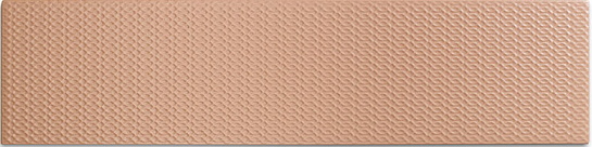 Керамическая плитка Wow Texiture Pattern Mix Cotto 127124, цвет терракотовый, поверхность 3d (объёмная), под кирпич, 62x250