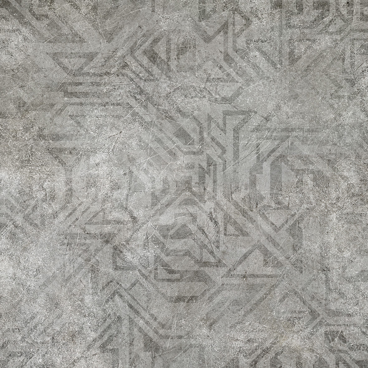 Декоративные элементы Керамин Детройт 2Д, цвет серый, поверхность матовая, квадрат, 500x500