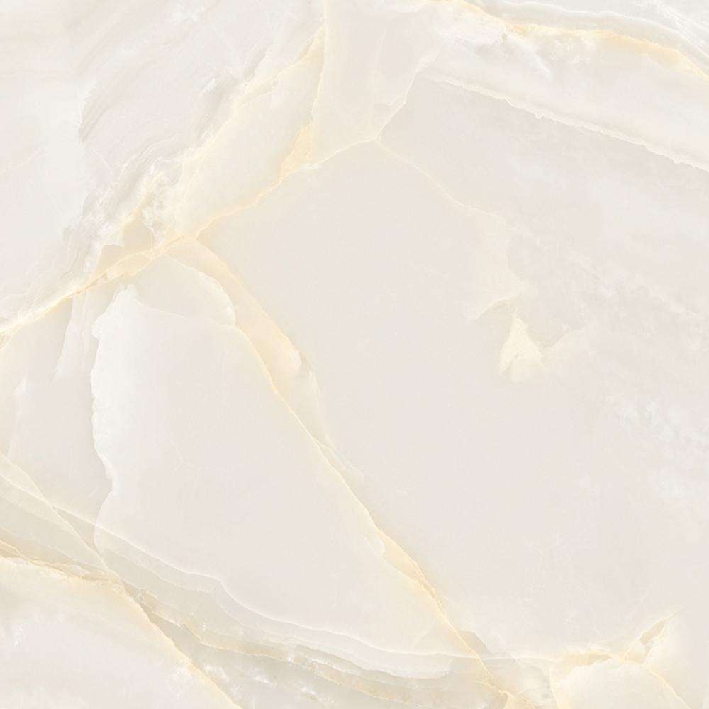 Керамогранит Laparet Stubay Onyx Crema, цвет слоновая кость, поверхность полированная, квадрат, 600x600