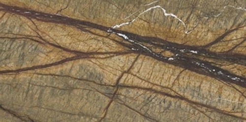 Керамогранит Casalgrande Padana Marmoker Brown Forest Honed 12460301, цвет коричневый, поверхность лаппатированная, прямоугольник, 600x1200