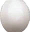 Спецэлементы Vives Angulo Bambu Blanco, цвет белый, поверхность глянцевая, круг и овал, 35x35