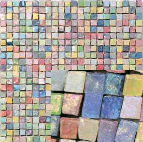 Мозаика Ker-av Mosaico Vero Perla Iris (1X1) KER-MV203, цвет разноцветный, поверхность глянцевая, квадрат, 300x300