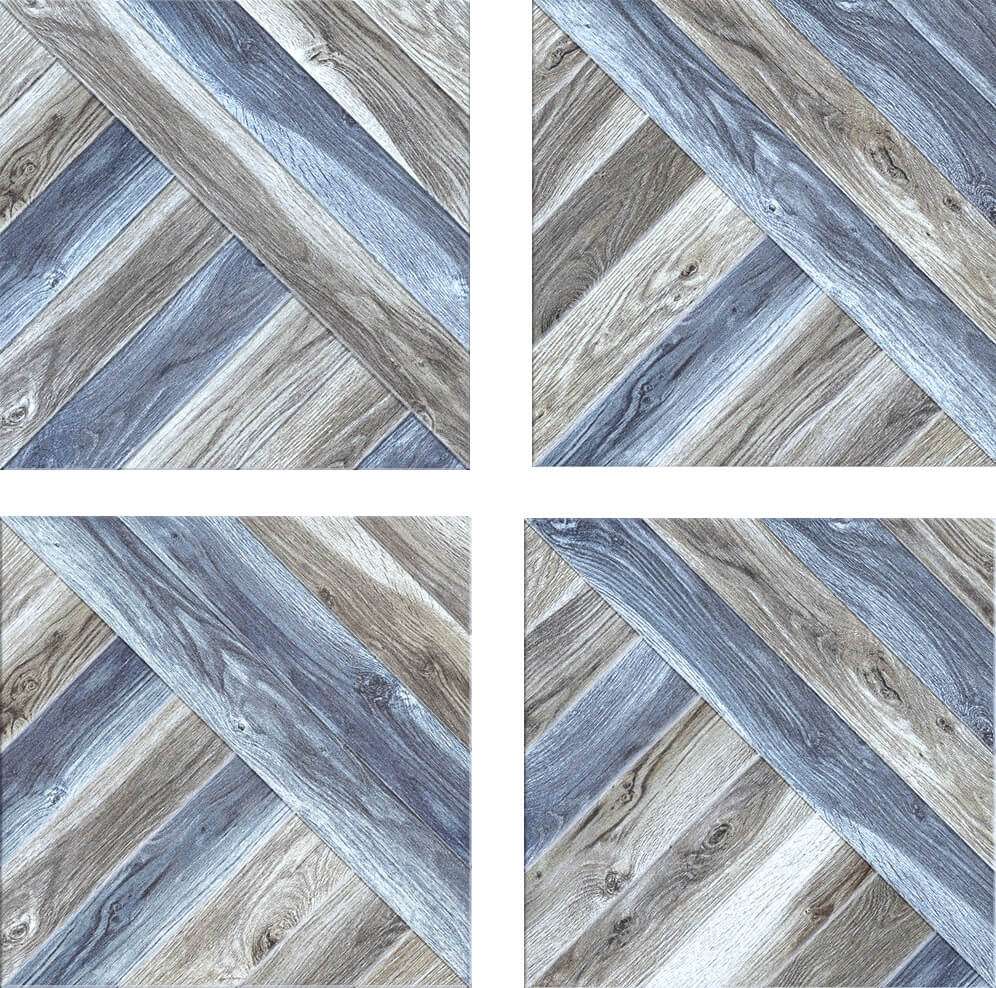 Керамогранит Керамин Керамогранит Шварцвальд 2 Серо-Голубой, цвет серый, поверхность матовая, квадрат, 400x400