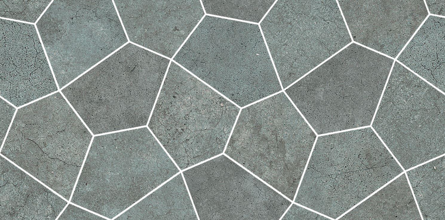 Мозаика Monocibec Esprit Mos.Motion Jade 126318, цвет бирюзовый, поверхность матовая, , 200x390