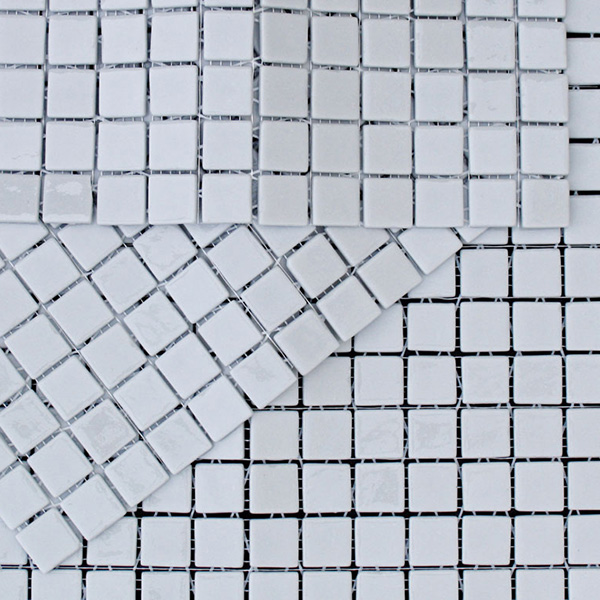 Мозаика Mosavit Monocolores Gris Claro MC-402, цвет серый, поверхность глянцевая, квадрат, 316x316
