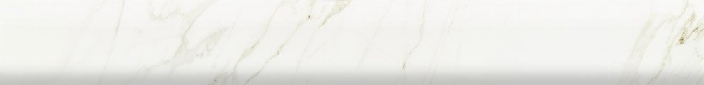 Бордюры Marazzi Italy Evolutionmarble Battiscopa Calacatta Lux MK0W, цвет белый, поверхность полированная, прямоугольник, 70x580