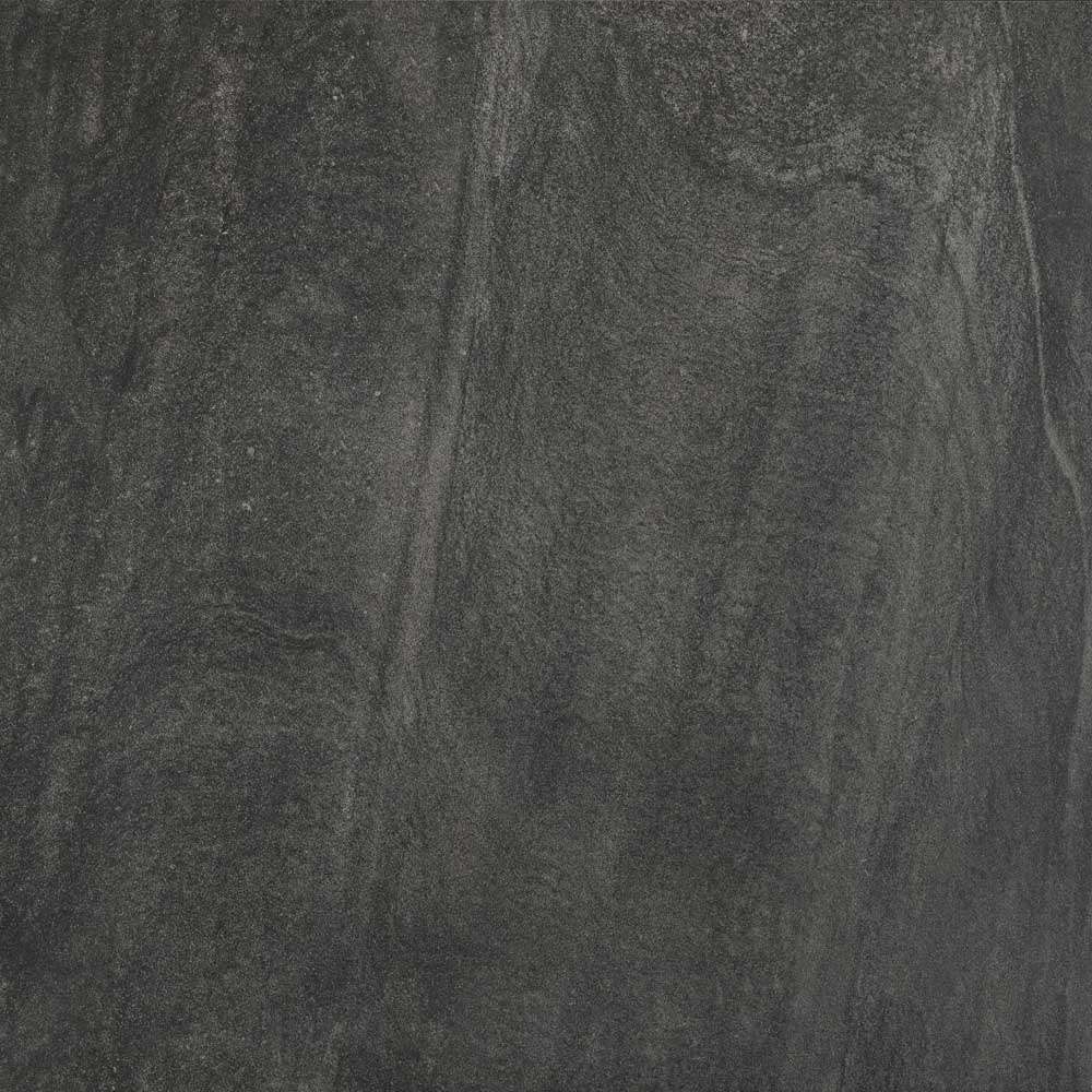 Керамогранит Piemme Purestone Antracite Lev. Ret. 00523, цвет чёрный, поверхность полированная, квадрат, 600x600