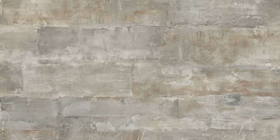 Керамогранит Tubadzin Art Cement Graphite Matt, цвет серый, поверхность матовая, прямоугольник, 1198x2398