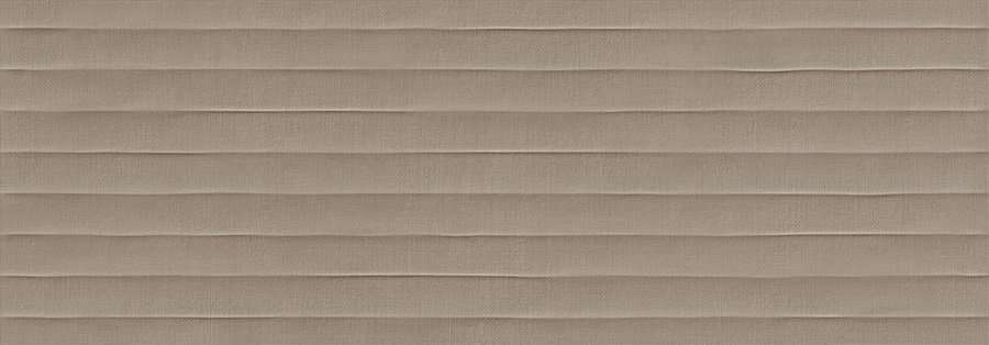 Керамическая плитка Marazzi Italy Fabric Struttura 3D Fold Yute rett. ME1C, цвет коричневый, поверхность матовая 3d (объёмная), прямоугольник, 400x1200