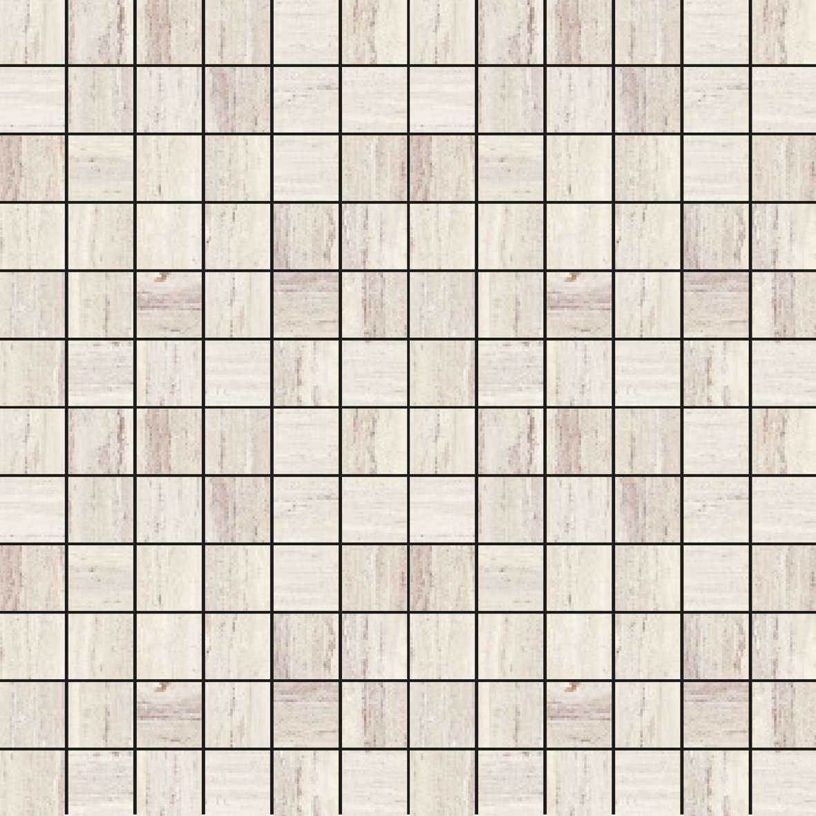 Мозаика Aparici Marbox Travertine Mos 2,5X2,5, цвет слоновая кость, поверхность матовая, квадрат, 298x298