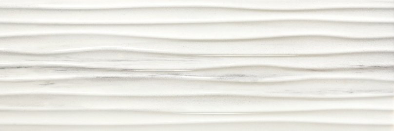 Керамическая плитка Baldocer Riverdale Wellen White, цвет белый, поверхность глянцевая, прямоугольник, 300x900