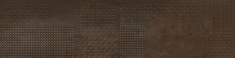 Декоративные элементы Novabell Forge Struttura Metal Mix Bronzo Rettificato FRG 611R, цвет коричневый, поверхность матовая структурированная, прямоугольник, 300x1200