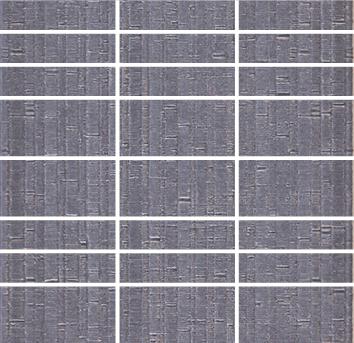 Мозаика Pamesa Macassar Opalo Malla, цвет серый, поверхность глянцевая, квадрат, 300x300
