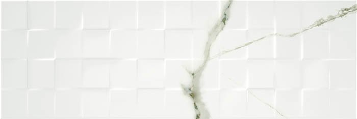 Керамическая плитка Undefasa Royal Gold Gloss Grid, цвет белый, поверхность глянцевая, прямоугольник, 250x750