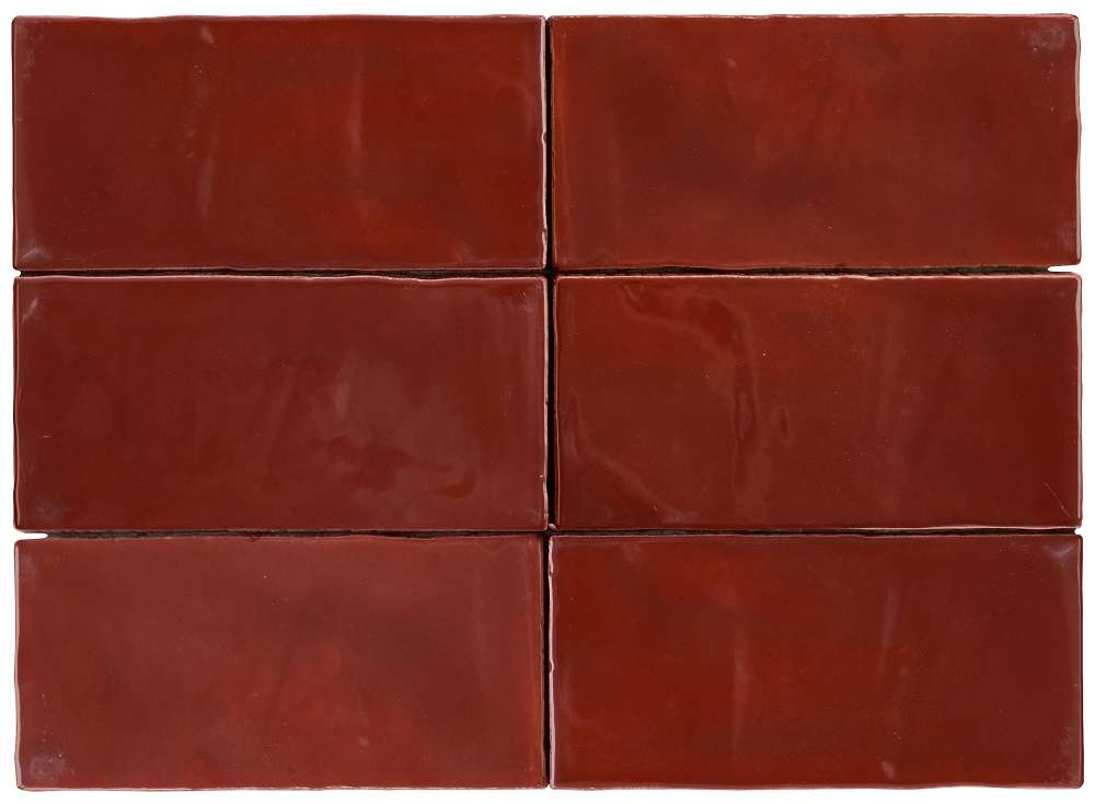 Керамическая плитка Sartoria Memorie Scarlatto Glossy SAME0713G, цвет красный, поверхность глянцевая, прямоугольник, 65x130