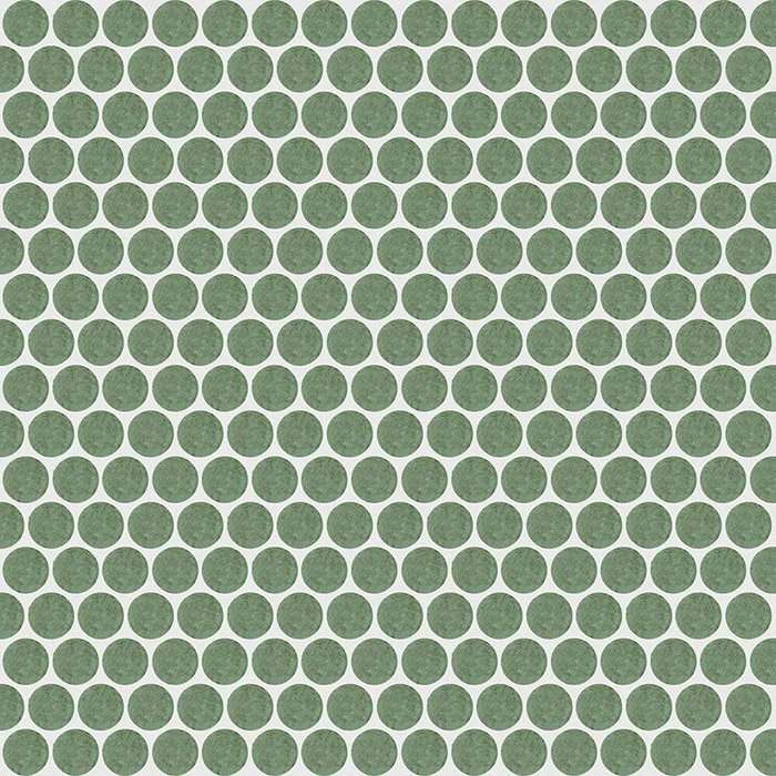 Мозаика Rex Extra Light Circle Jade 735612, цвет зелёный, поверхность глянцевая, квадрат, 300x300