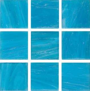 Мозаика Irida Aquarelle 20.AQ14(2), цвет синий, поверхность глянцевая, квадрат, 327x327