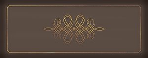 Декоративные элементы Керлайф Elissa Bello Marrone, цвет коричневый, поверхность глянцевая, прямоугольник, 201x505
