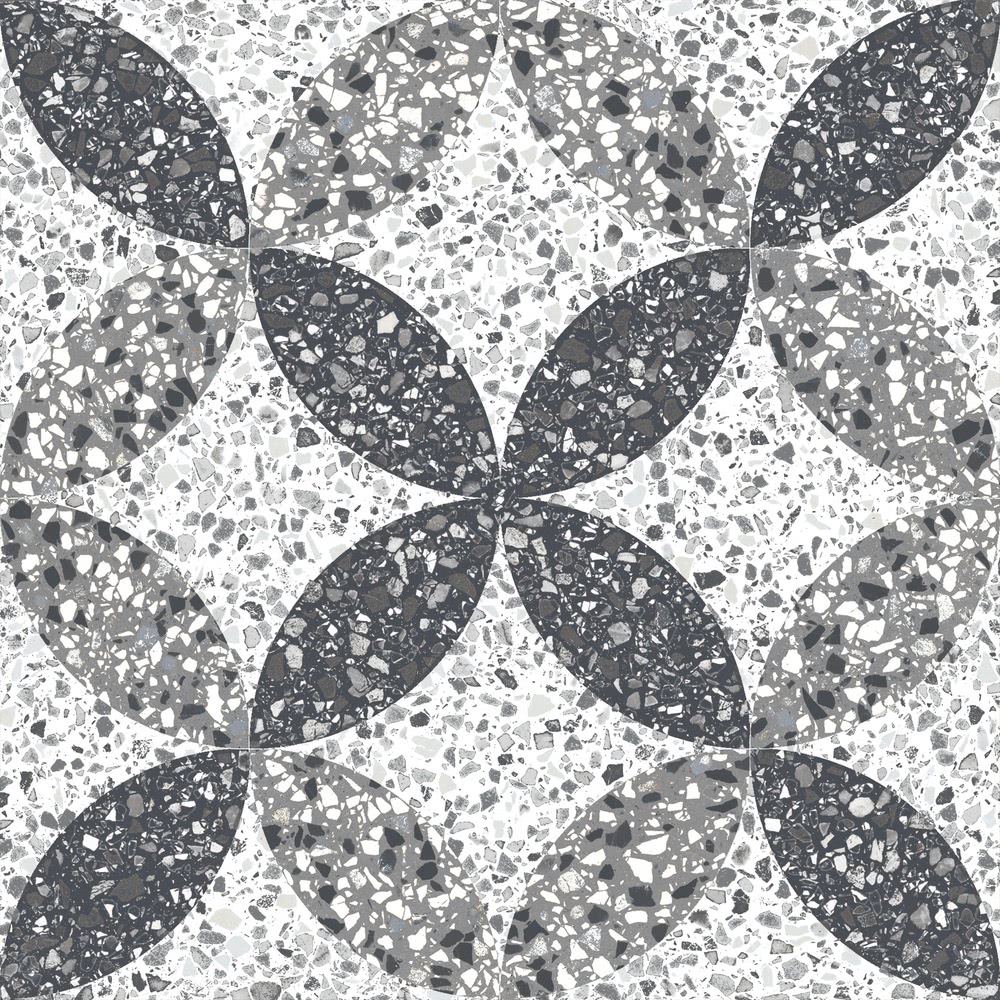Декоративные элементы Self Style Terrazzo Decor 1 Cementine, цвет серый, поверхность матовая, квадрат, 250x250