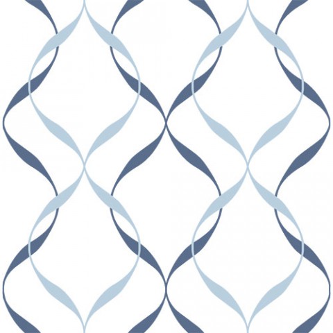 Декоративные элементы Vallelunga Colibri Blu Dec E4 6000362, цвет синий, поверхность матовая, квадрат, 125x125