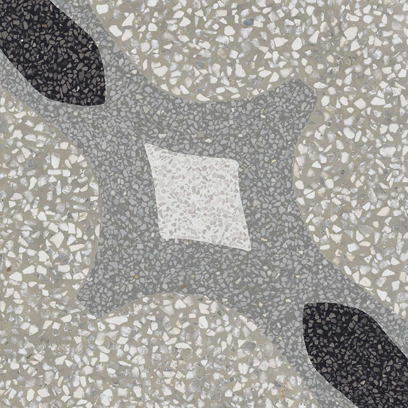 Керамогранит Marazzi Italy D_Segni Scaglie Tappeto 9 M1LL, цвет серый, поверхность матовая, квадрат, 200x200