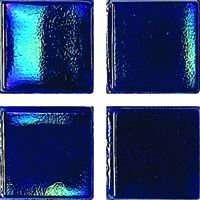 Мозаика JNJ Mosaic Ice Jade IC60, цвет синий, поверхность глянцевая, квадрат, 150x150