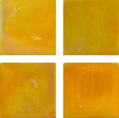 Мозаика Irida Fleur 15.R92(3), цвет оранжевый, поверхность глянцевая, квадрат, 327x327
