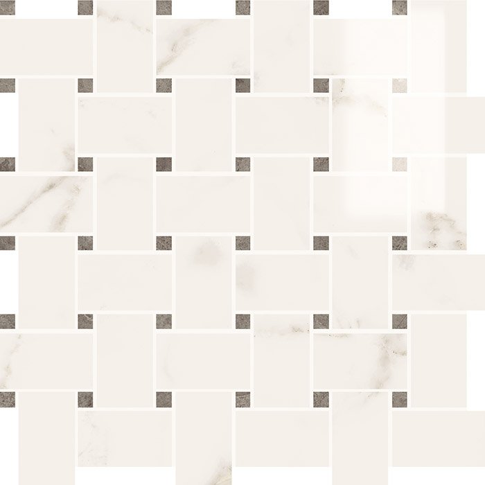 Мозаика Panaria Trilogy Mosaico 72 Lux 1 PGZTY71, цвет бежевый, поверхность полированная, квадрат, 300x300