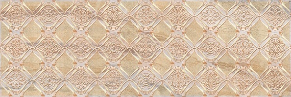 Декоративные элементы Нефрит керамика Лигурия 04-01-1-17-03-15-609-0, цвет бежевый, поверхность глянцевая, прямоугольник, 200x600