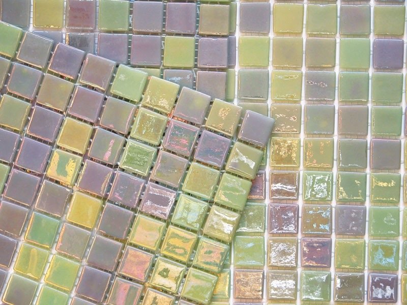 Мозаика Mosavit Acquaris Lavanda, цвет разноцветный, поверхность глянцевая, квадрат, 316x316
