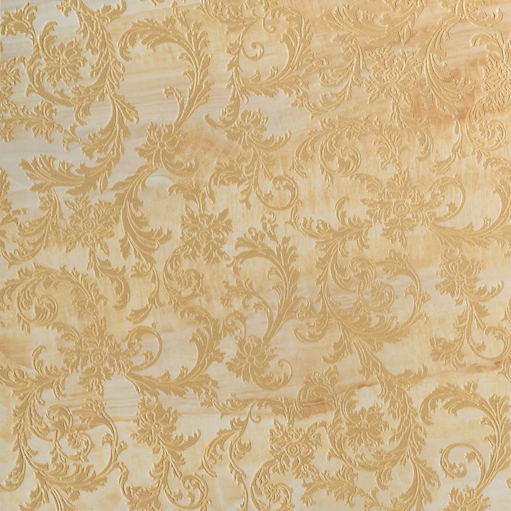 Декоративные элементы Versace Marble Modulo Barocco Oro 240702, цвет золотой, поверхность лаппатированная, квадрат, 585x585