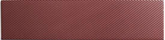 Керамическая плитка Wow Texiture Pattern Mix Garnet 127129, цвет красный, поверхность 3d (объёмная), под кирпич, 62x250