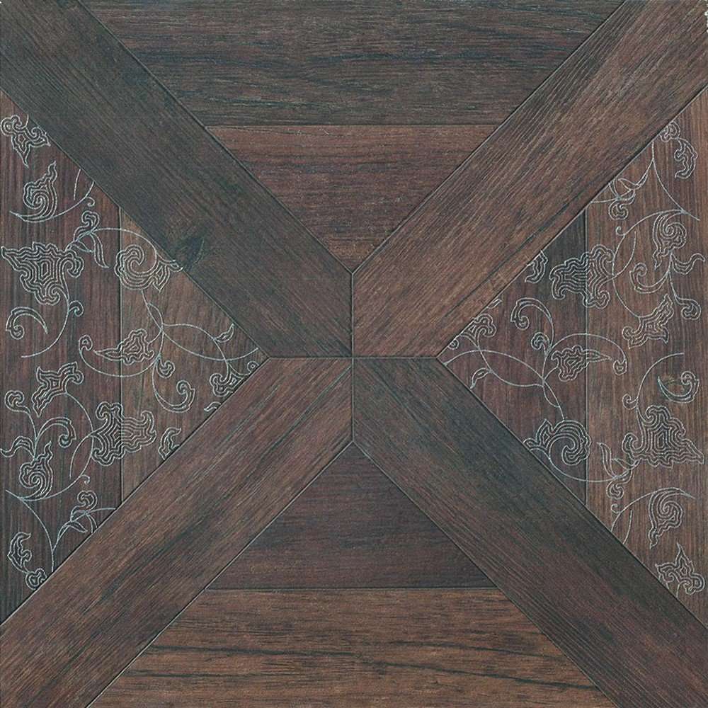 Декоративные элементы Settecento Decoro Vintage Rovere, цвет коричневый, поверхность глазурованная, квадрат, 478x478