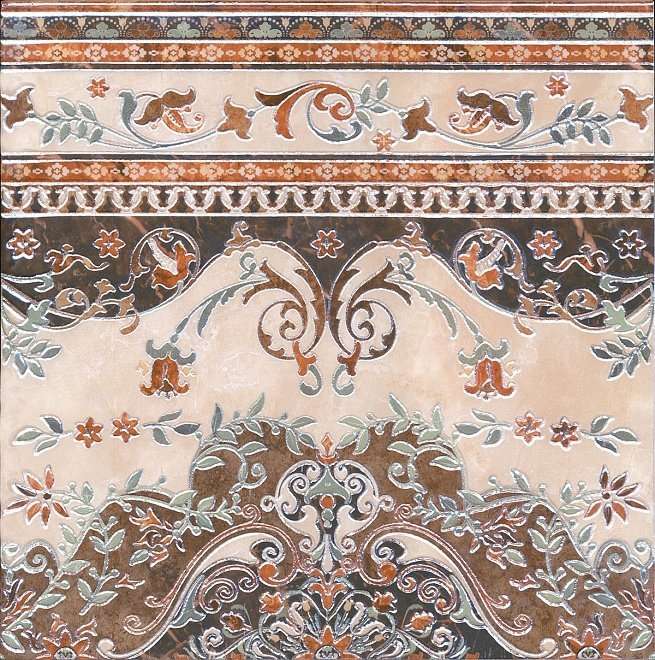 Декоративные элементы Kerama Marazzi Декор Мраморный дворец ковёр HGD\A175\SG1550L, цвет разноцветный, поверхность лаппатированная, квадрат, 402x402