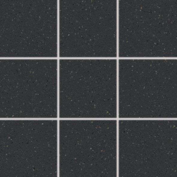 Керамогранит Rako Compila Brown-Black DAK11871, цвет чёрный, поверхность матовая, квадрат, 100x100