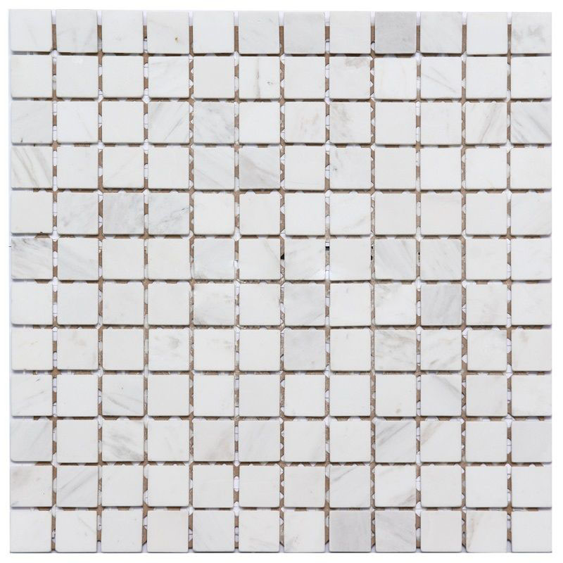 Мозаика NS Mosaic K-733, цвет белый, поверхность матовая, квадрат, 298x298