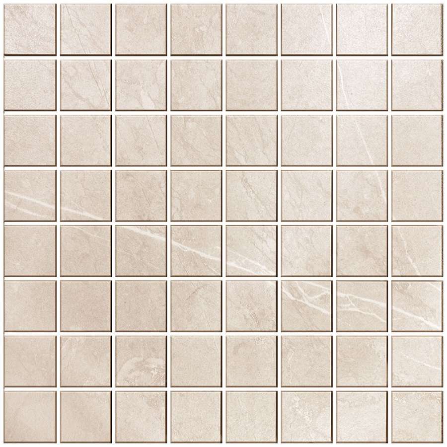 Мозаика Eurotile Andora Мозаика 613, цвет бежевый, поверхность матовая, квадрат, 300x300