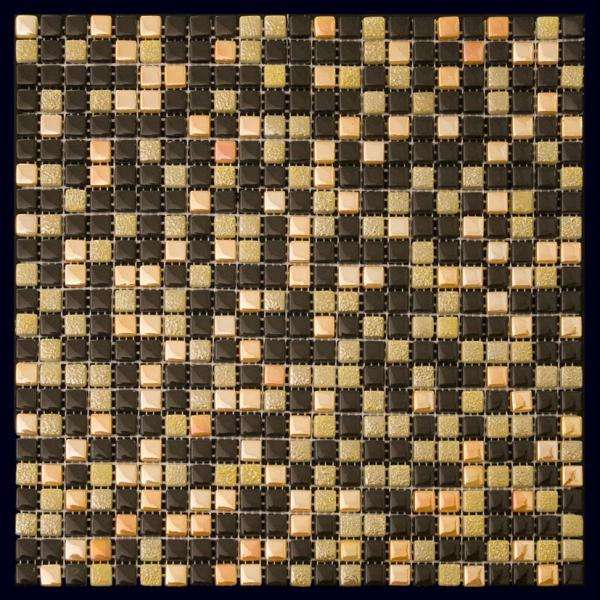 Мозаика Natural Mosaic Flex Mix TC-13 (Стекло), цвет разноцветный, поверхность глянцевая, квадрат, 315x315