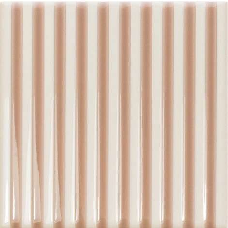 Керамическая плитка Wow Twister Er Vapor Toffee 129330, цвет белый розовый, поверхность глянцевая матовая, квадрат, 125x125