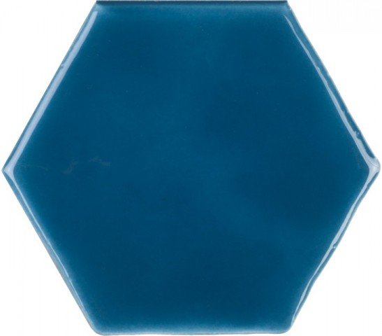 Керамическая плитка Amadis Art Deco Glossy on Mesh Atlantic, цвет синий, поверхность глянцевая, квадрат, 79x91