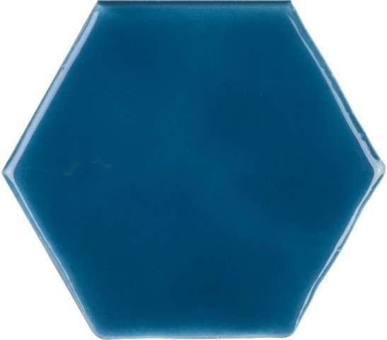 Керамическая плитка Amadis Art Deco Glossy on Mesh Atlantic, цвет синий, поверхность глянцевая, квадрат, 79x91
