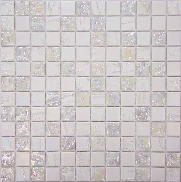 Мозаика Mosavit Trendy Blanco, цвет белый, поверхность глянцевая, квадрат, 316x316