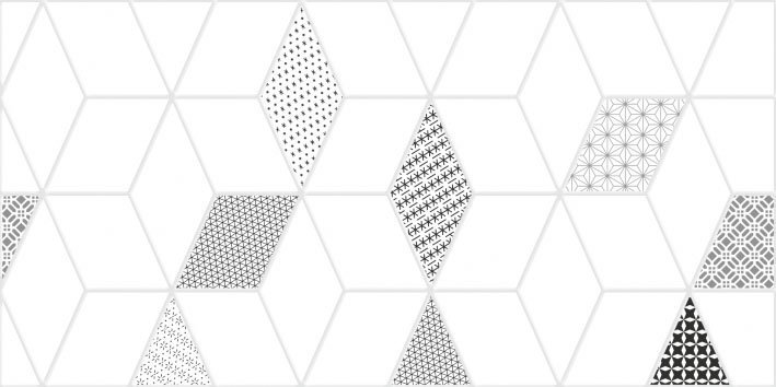 Керамическая плитка Керамин Тренд 7 тип 3, цвет серый, поверхность матовая, прямоугольник, 300x600