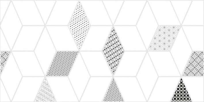 Керамическая плитка Керамин Тренд 7 тип 3, цвет серый, поверхность матовая, прямоугольник, 300x600