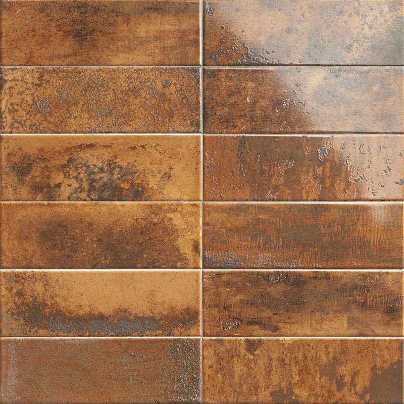 Керамическая плитка Mainzu Bellagio Fuocco, цвет коричневый, поверхность матовая, прямоугольник, 100x300